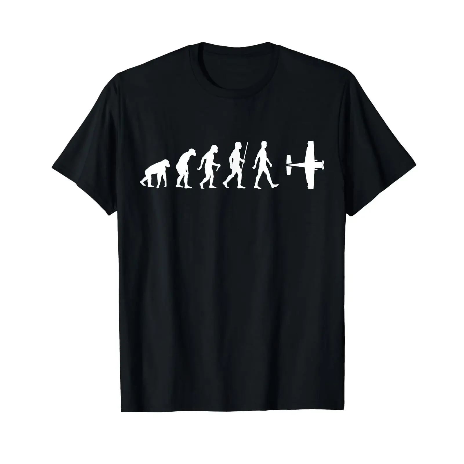 T-shirt vintage délavé pour homme et femme, motif avion, évolution du pilote, idéal pour le quotidien, respirant et polyvalent.