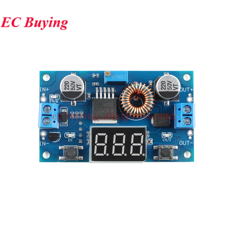 XL4015 XL4005 5A DC to DC CC CV Lithium Battery Step Down Charging Board Led Power Converter Charger Buck Module XL4015E1 Chip