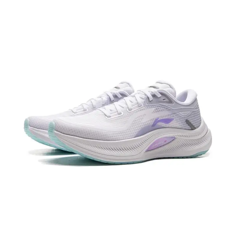 Li-Ning Women YUEYING 4 Cushion Running Shoes Soft Cushion Wearable Sneakers Anti-Slip Comfort Breathable Sport Shoes ARHV004 image 4