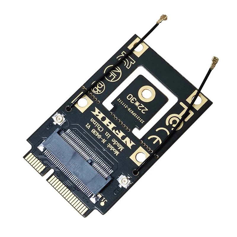 Адаптер M.2 NGFF на Mini PCI-E (PCIe + USB) для M.2 Wifi Bluetooth плата Wireless Wlan Card Intel AX200 9260 8265 для ноутбука