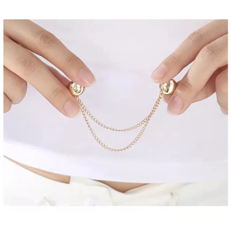 

Trouser leg edge length is shortened, removable fixing buckle T-shirt cuff hem fixing artifact