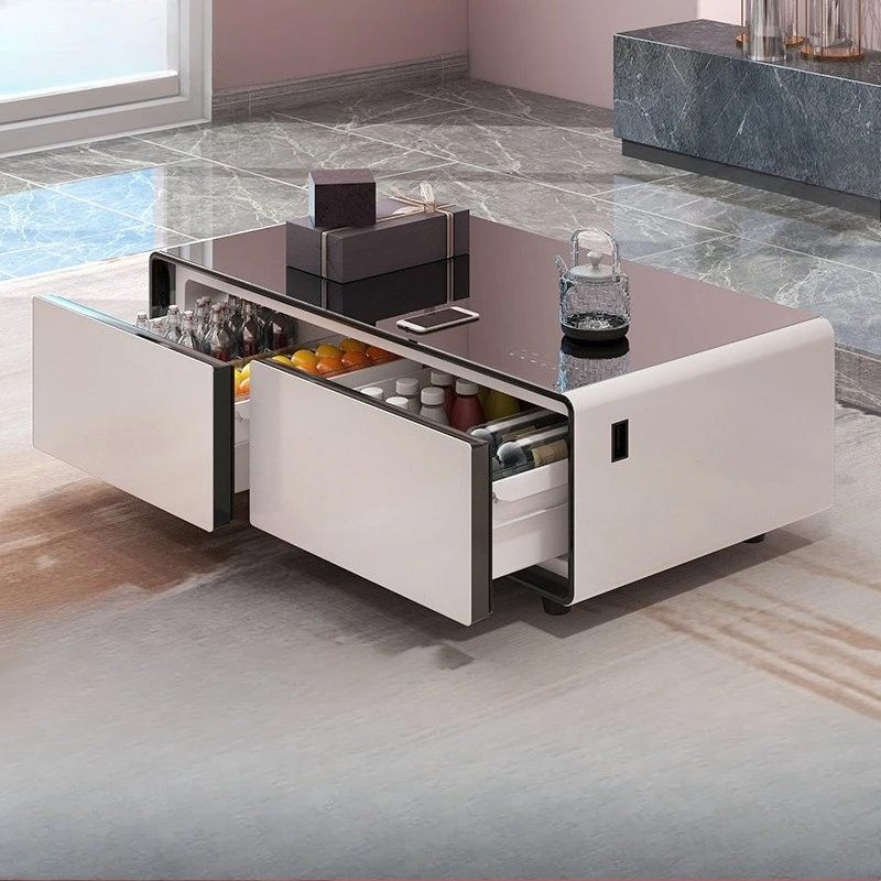

Refrigerator coffee table Smart coffee table refrigerator integrated, living room high-end office essential tea bar