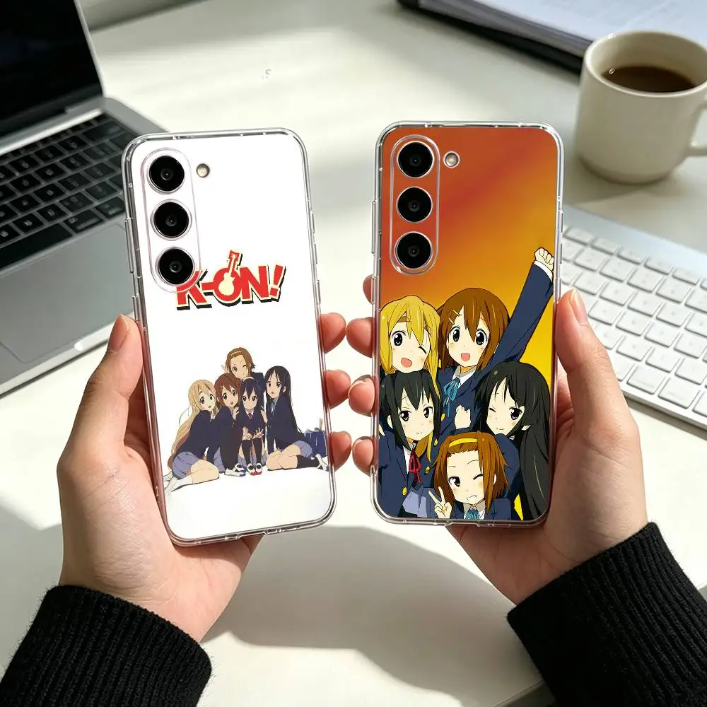 School Life Anime K-On!   Phone Case For Samsung A25 A15 A05 A54 A34 A24 A14 Transparent Silicone Phone Cover