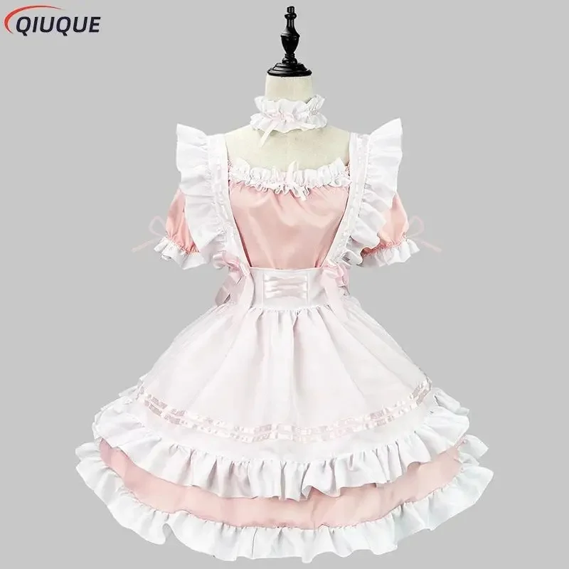 ❤️ COS ❤️ Disfraz de Cosplay de Maid Japonesa S-5XL, Vestido Lolita para Chicas, Uniforme Kawaii de Cafetería de Gatos, Estilo Harajuku, Tallas Grandes ❤️