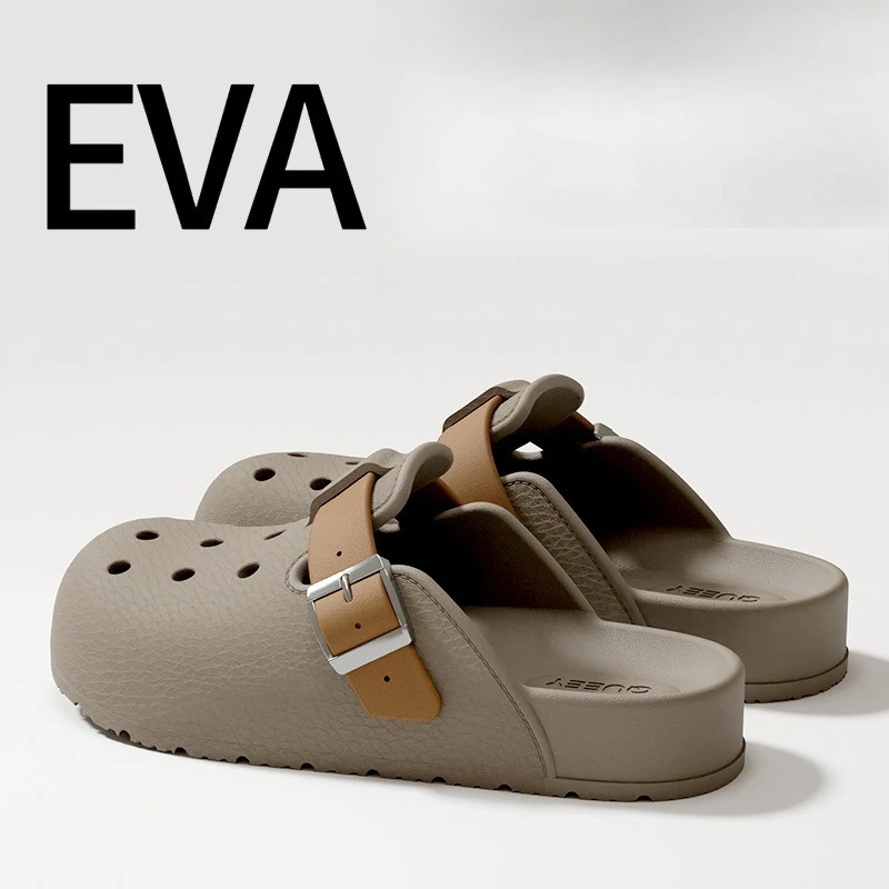 

Fanceey модные женские тапочки замшевые сабо мужские сабо сандалии с пробковой стелькой поддержка свода стопы уличные пляжные сандалии на плоской подошве домашняя обувь