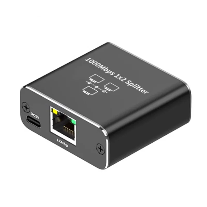 

A62T-гигабитный Ethernet-сплиттер, 1 в 2, 1000 Мбит/с, разветвитель локального/кабеля для Интернета — разветвитель Cat5/6/7, сетевой удлинитель RJ45