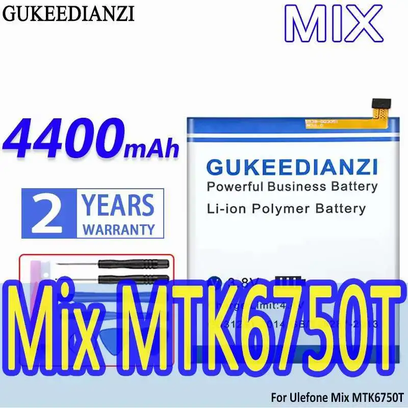 

For Ulefone Mix MTK6750T 4400Mah High Performance Mobile Phone Battery