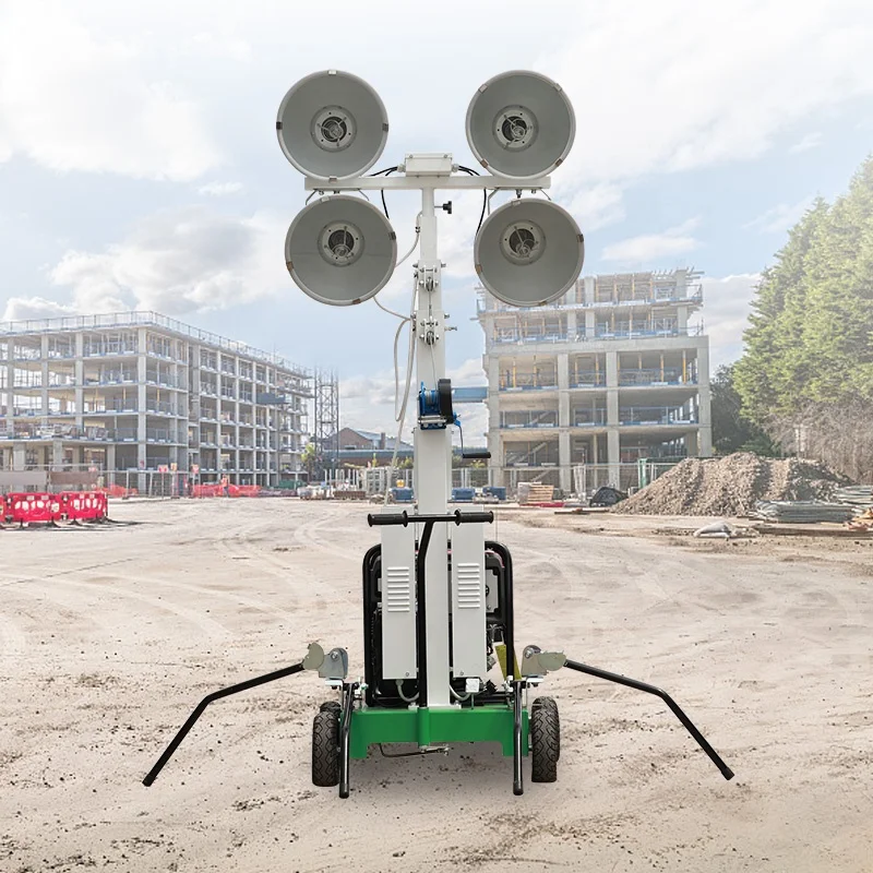High Quality Solar Light Tower Mobile Flood Light Tower For Desert And Mine