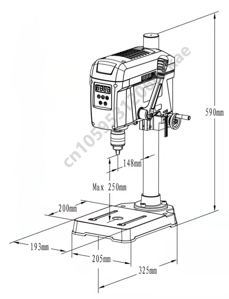 Imagem -06 - Máquina de Perfuração de Grau Industrial Fresadora Micro Broca de Bancada 220v