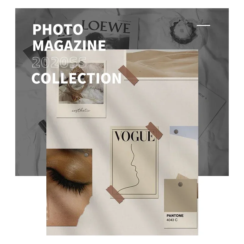 INS โมเดลนิตยสาร21x28cm, อุปกรณ์ประกอบฉากการถ่ายภาพถ่ายกลางแจ้งเครื่องสำอางเครื่องประดับการถ่ายภาพสำหรับพื้นหลังสตูดิโอถ่ายภาพ