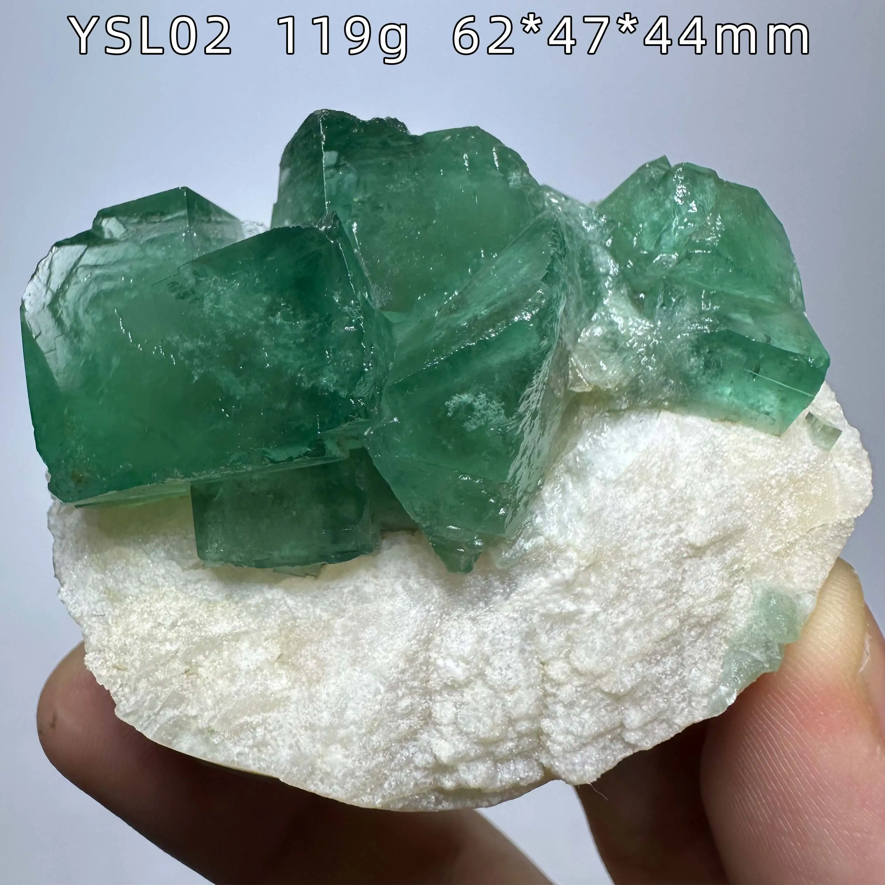 Natural Quartz Green Fluorite Crystal Cluster Block Crystal Minerals Specimen Cluster for Healing Reiki for Home Decoration