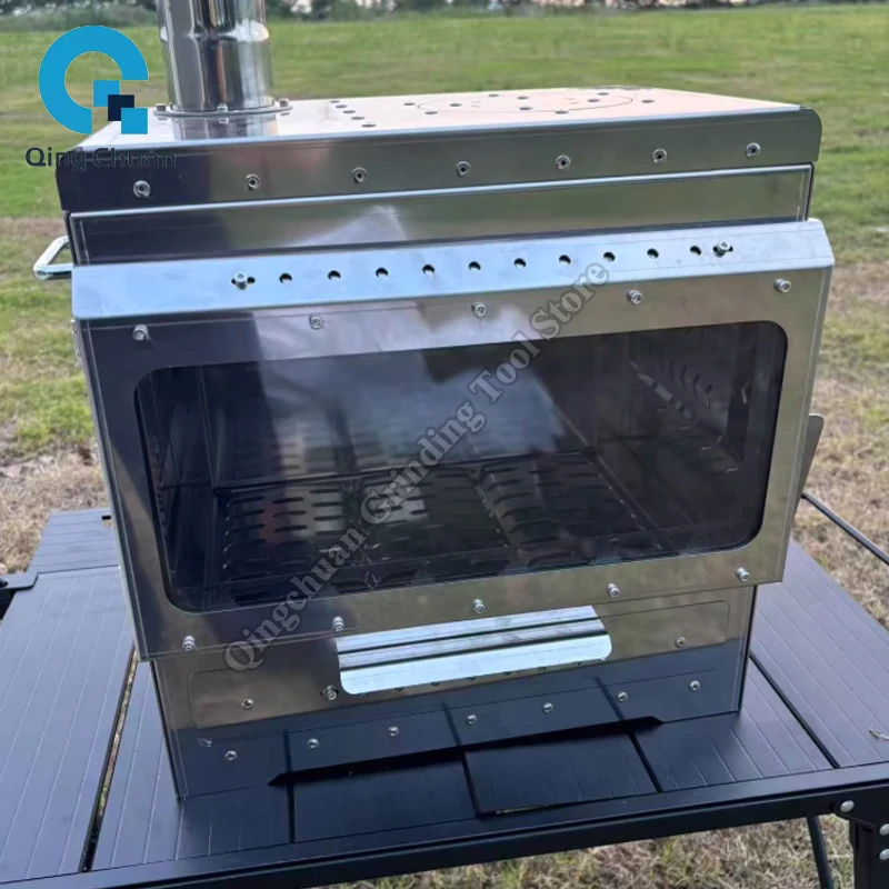 

Stainless Steel Smokeless Fireplace Multifunctional Tent Firewood Stove Outdoor Camping Firewood Stove Heating Stove