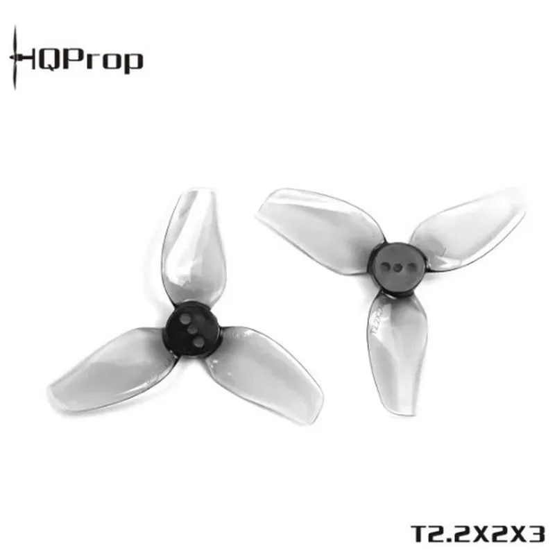 Hqprop T2.2x2x3 3 Blade Fpv Drone Propellers 2 Cw 2 Ccw High Efficiency Lightweight Propellers for Mini Fpv Racing Drones