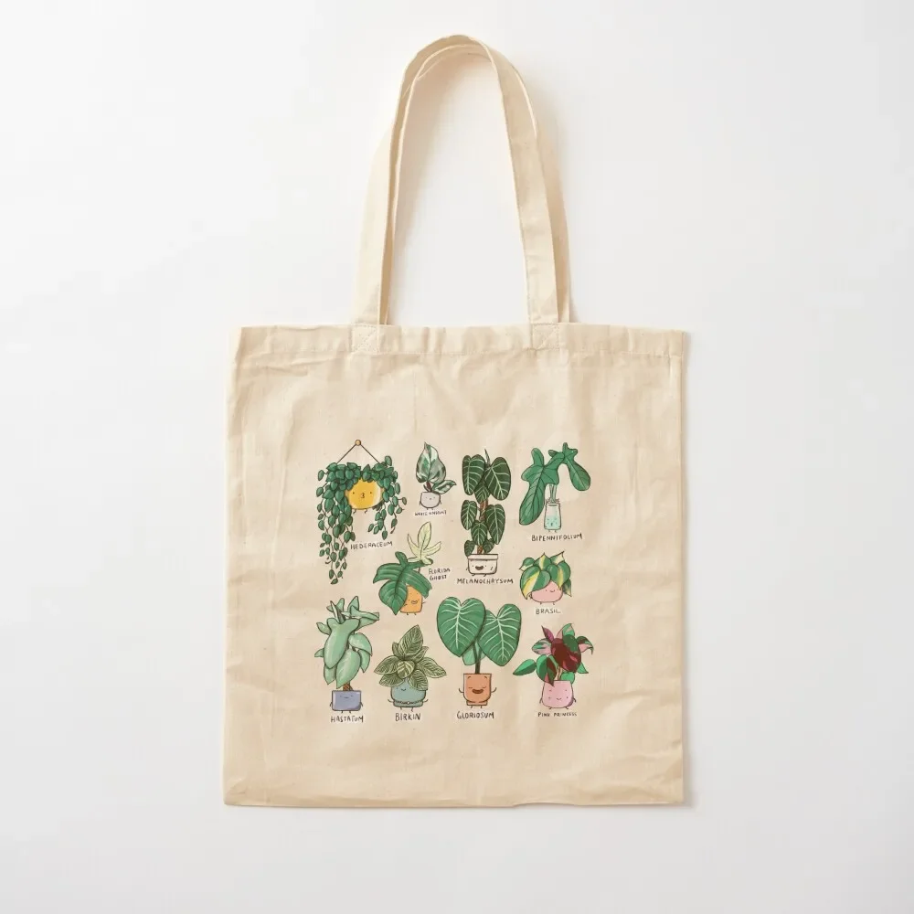 

Philodendron Family Tote Bag foldable reusable bag bags for women