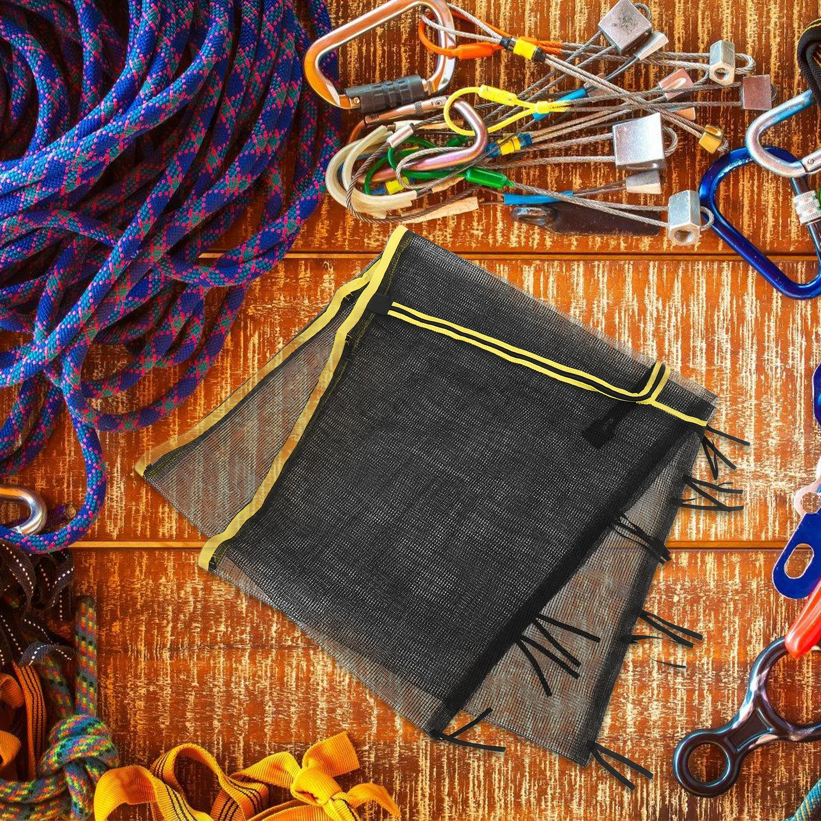 

Trampoline Safety Net Replacement Breathable Nylon Protective Enclosure Zipper Round Frame Trampoline Mesh Netting Guard