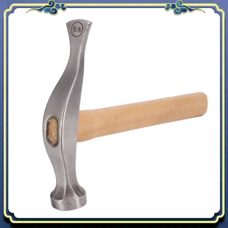 A56P-5X Cobbler Shoe Repair Hammer Wood Handle Leather Work Shoemaking Repairing Remmending Shoe Tool