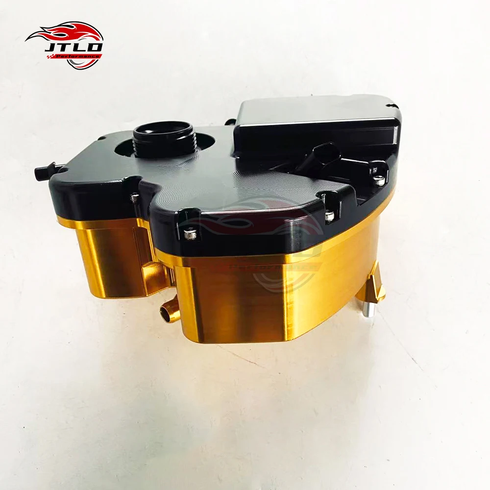 Reinforced Aluminum Coolant Tank For BMW M5 F90 - High-Performance Cooling System Upgrade, Replacement For Plastic OEM Tank
