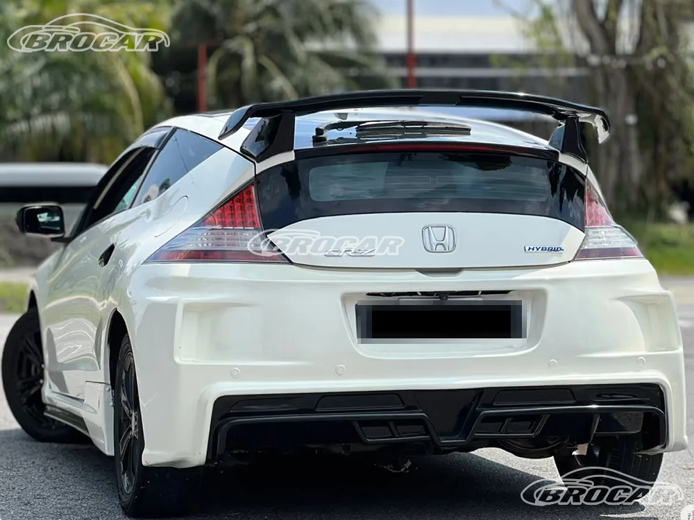 For 2011 12 13 14 15 16 2017 Honda CRZ CR-Z ZF1 MU Style High Quality ABS Plastic Blue and Black Spoiler Trunk Boot Wing Spoiler