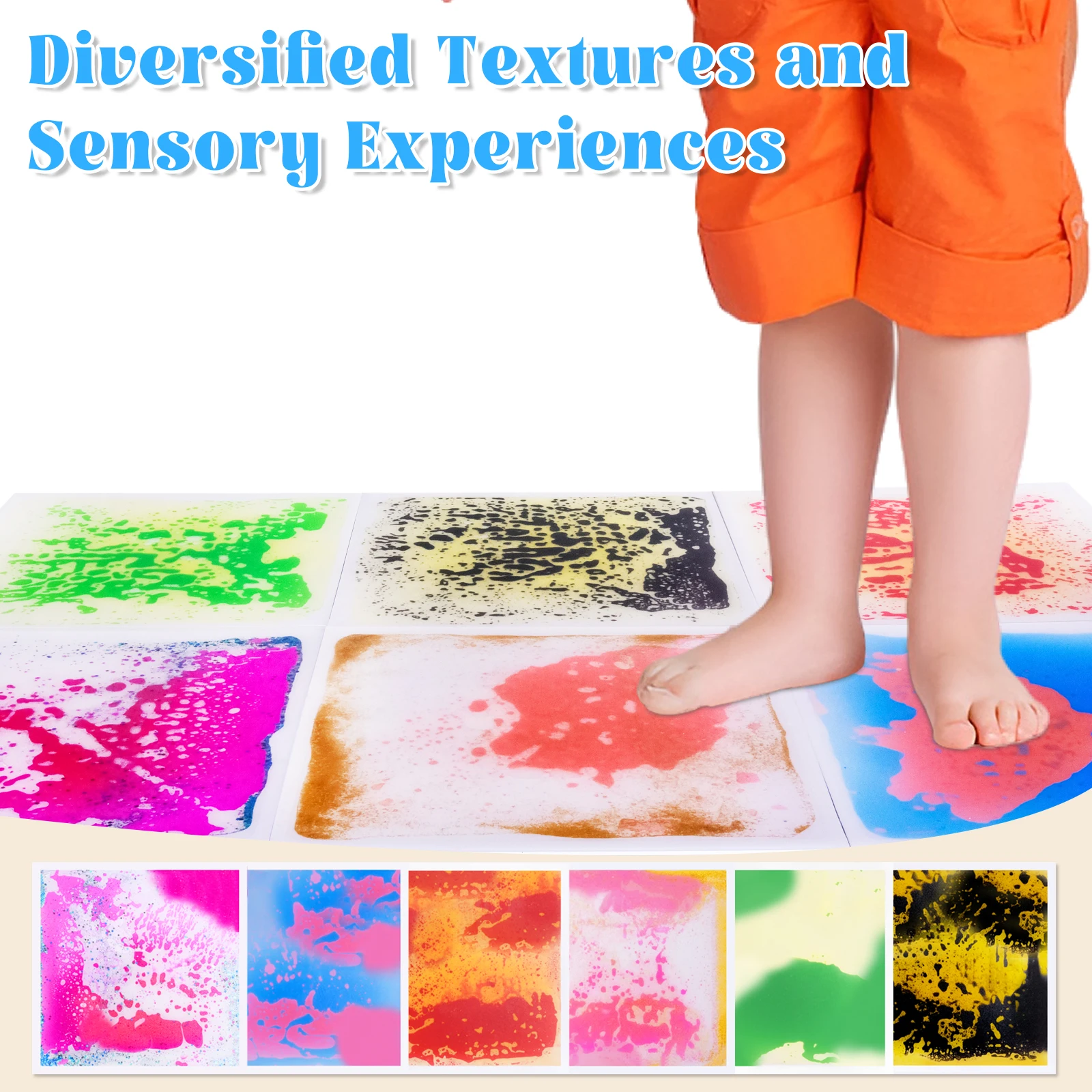 Estera compatible con baldosas para pies sensoriales: el socio perfecto para juguetes sensoriales mejora la experiencia de tiempo de juego