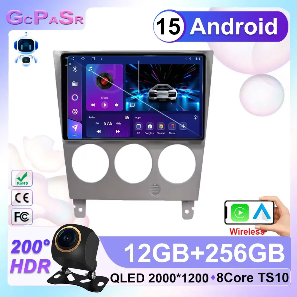 

Android Car Radio For Subaru Impreza 2003-2006 Multimedia Video Player Navigation Stereo GPS Auto wifi No 2din DVD QLED Carplay