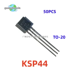 50pcs New KSP44 400V/0.3A TO-92 NPN Low Power Transistor