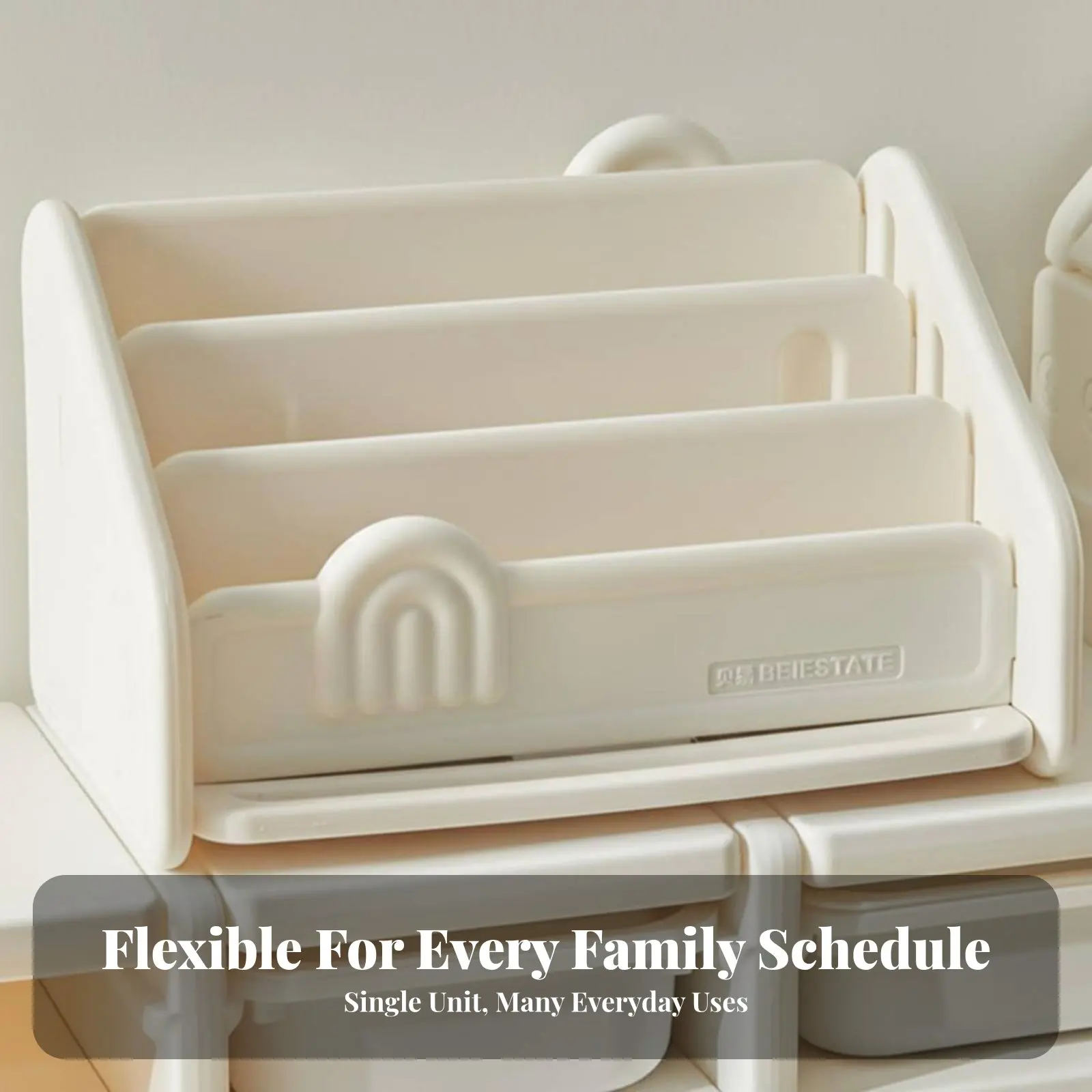 

Модульный органайзер для игрушек в форме домика, большой вместимости, безопасный для детей, способствует формированию навыков организации пространства