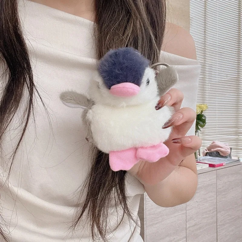 

Cute Plush Penguin for Apple AirPods1 2 3 4 Pro Pro3 Pro2 Earphone Case Wireless Bluetooth Cover Girls and Ladies Holiday Gifts