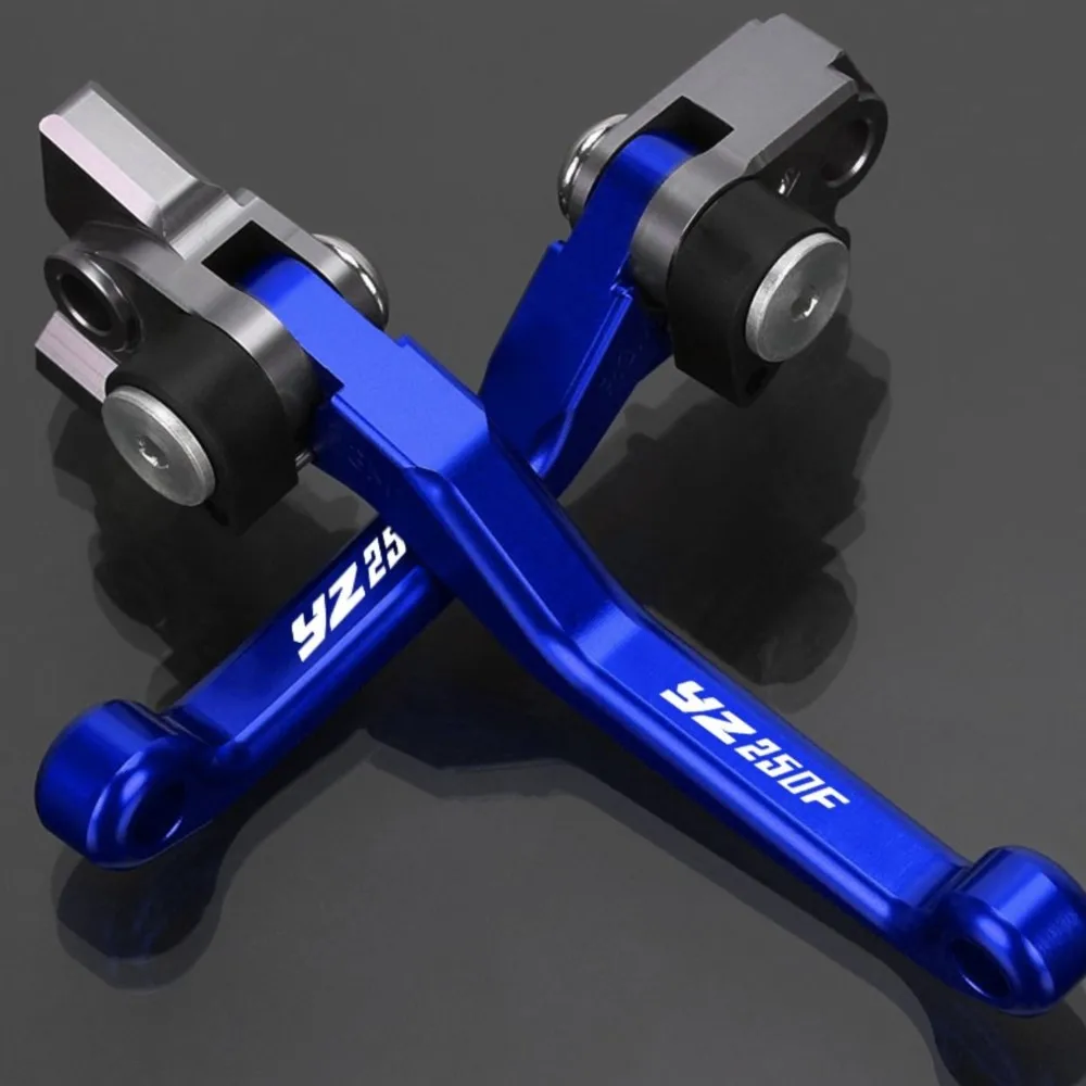 Motorcycle CNC Pivot Dirt Bike Pit Brake Clutch Levers For YAMAHA YZ250F YZ 250 F YZF 250F yz250f 2001 2002 2003 2004 2005 2006