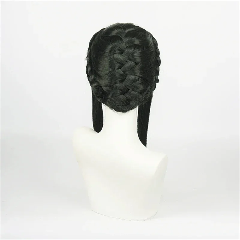أنيمي الجاسوس × الأسرة يور مزور شعر مستعار تأثيري طويل أسود مقاومة للحرارة الاصطناعية الشعر تجسس الأسرة هالوين الباروكات غطاء شعر مستعار