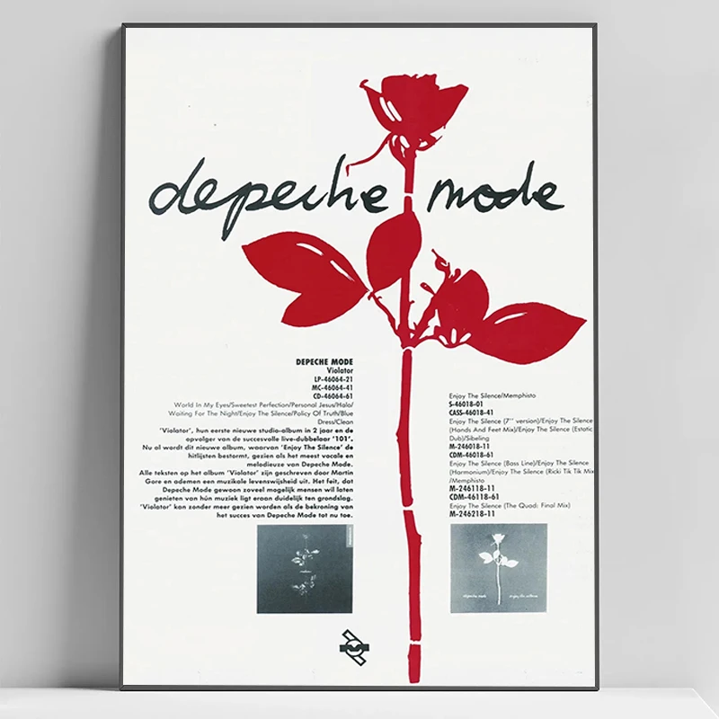 British Band D-Depeche-Mode Poster Living Room Decoration Print Posters for Wall Art Painting on Canvas Home Decorations Bedroom