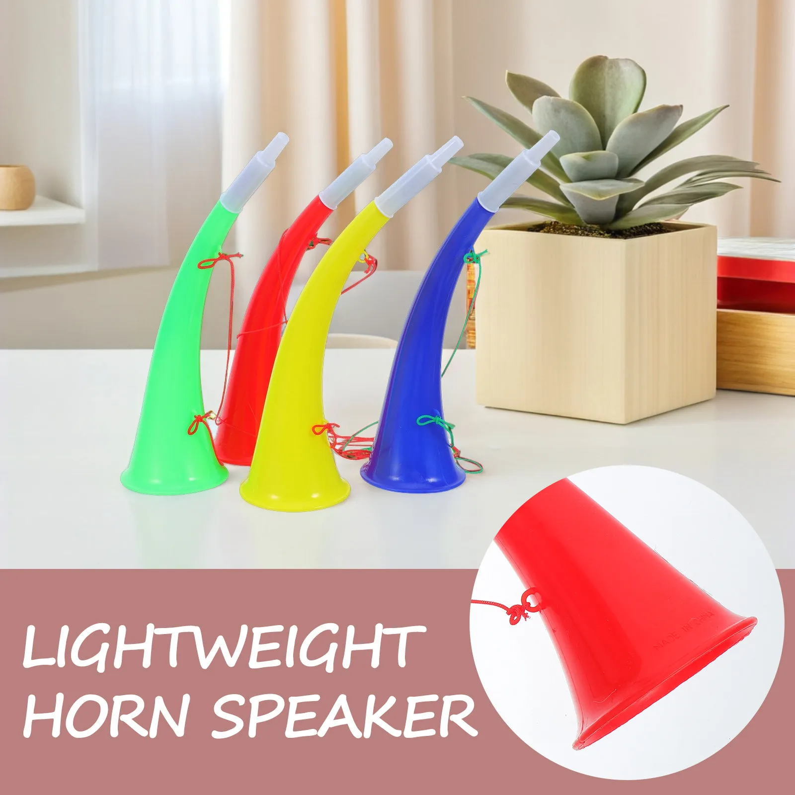 Blowing Trumpet Plastic Instrument Practice Small Mobile Miniature Themed Party Decoration Football