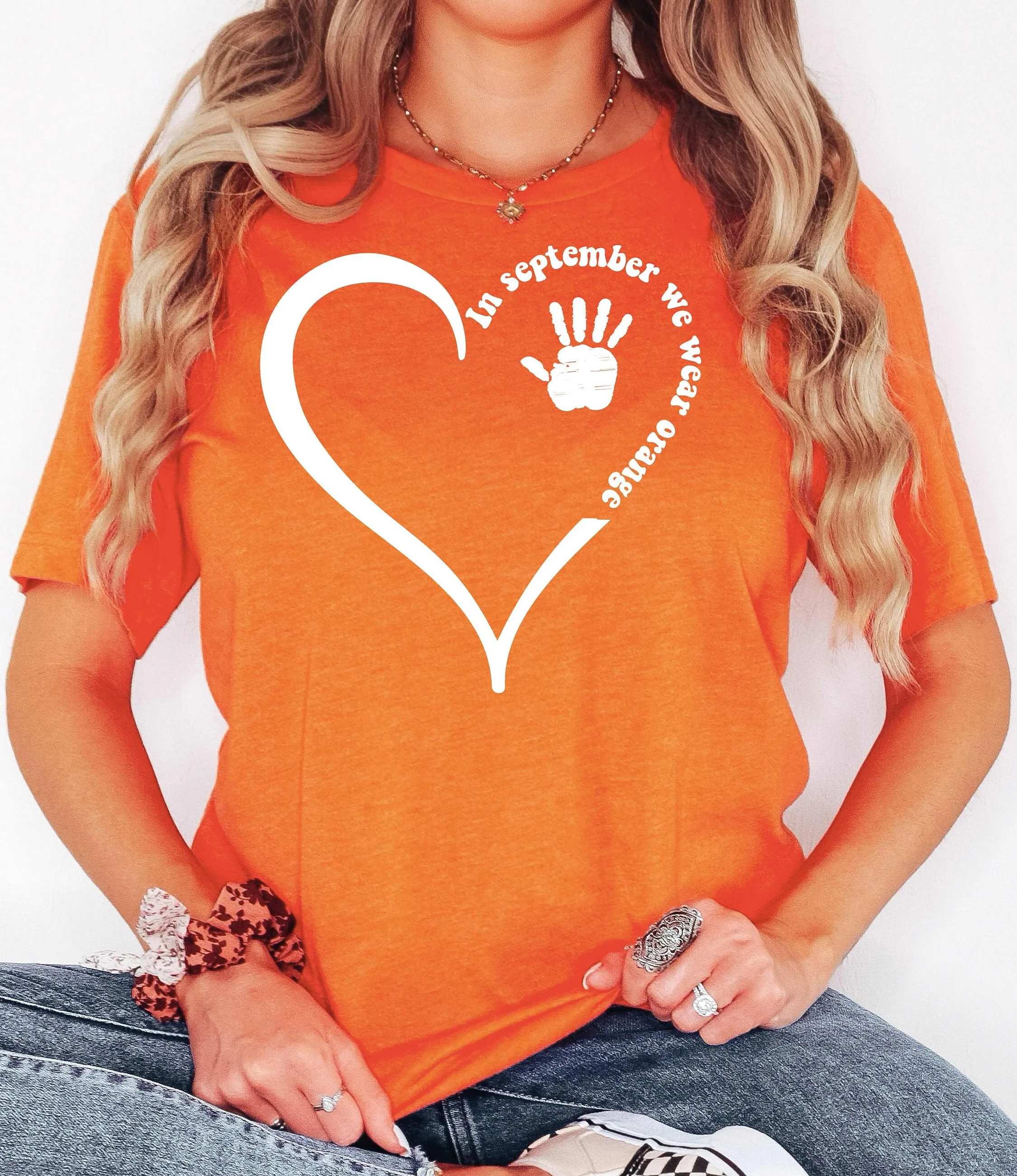 In September We Wear Orange Canada Children Indigenous T Shirt People Unity Day Indian Residential School System