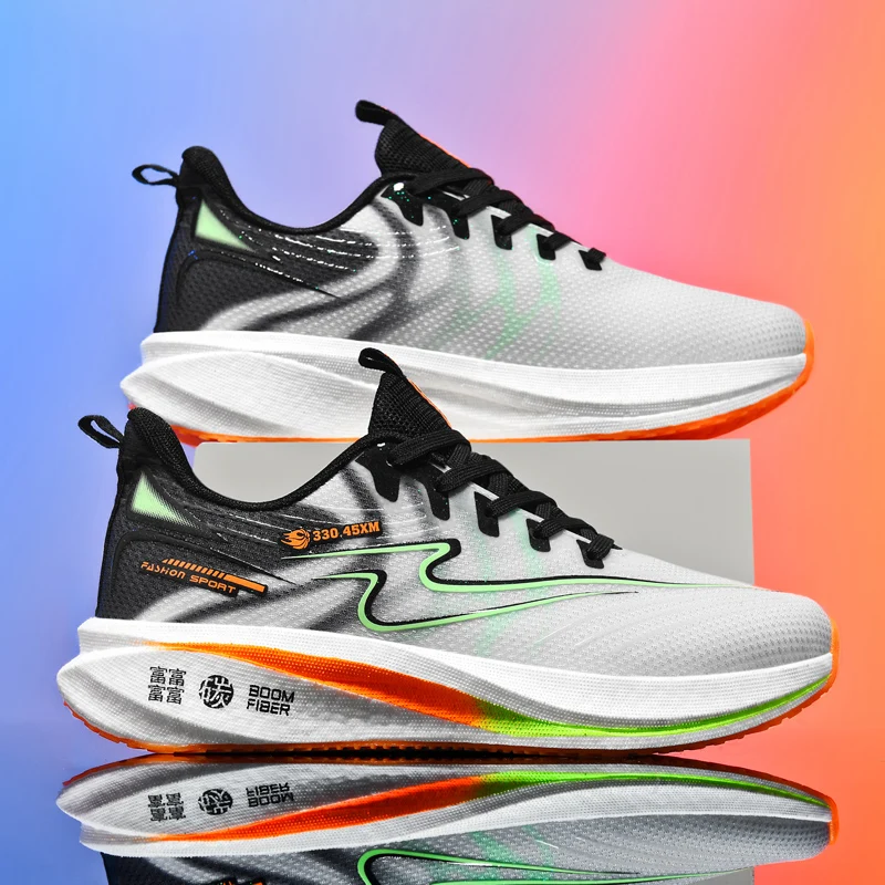 

Men Sports Running Shoes Casual Marathon Breathable Lightweight Women's Comfortable Athletic Nonskid Walking Sneakers Outdoors