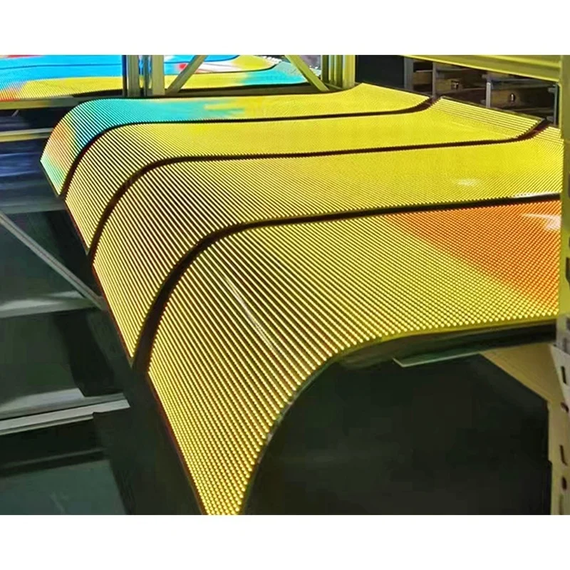 Transparent Glass Screen Shop Window Indoor Clear Transparent Flexible Film Crystal Display Screens