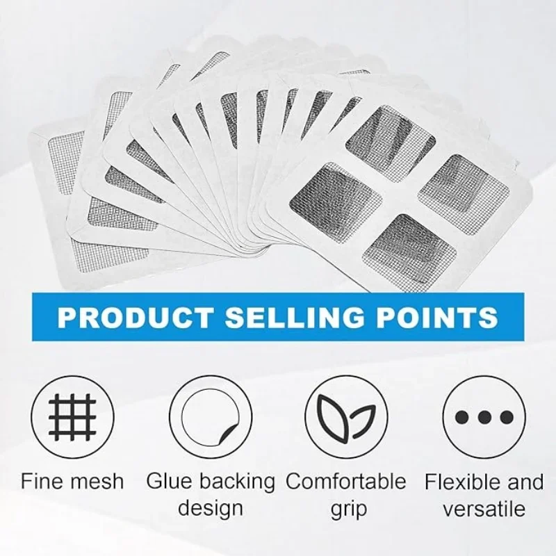 Floor Sink Strainer Disposable Shower Drain Hair Catcher Mesh Shower Drain Covers  Filter Hair Stopper For Bathroom Kitchen