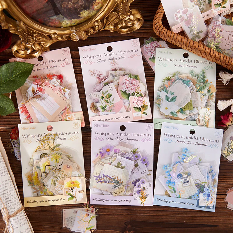 

6packs/LOT Hua Jian Micro Language Series decorative PET sticker