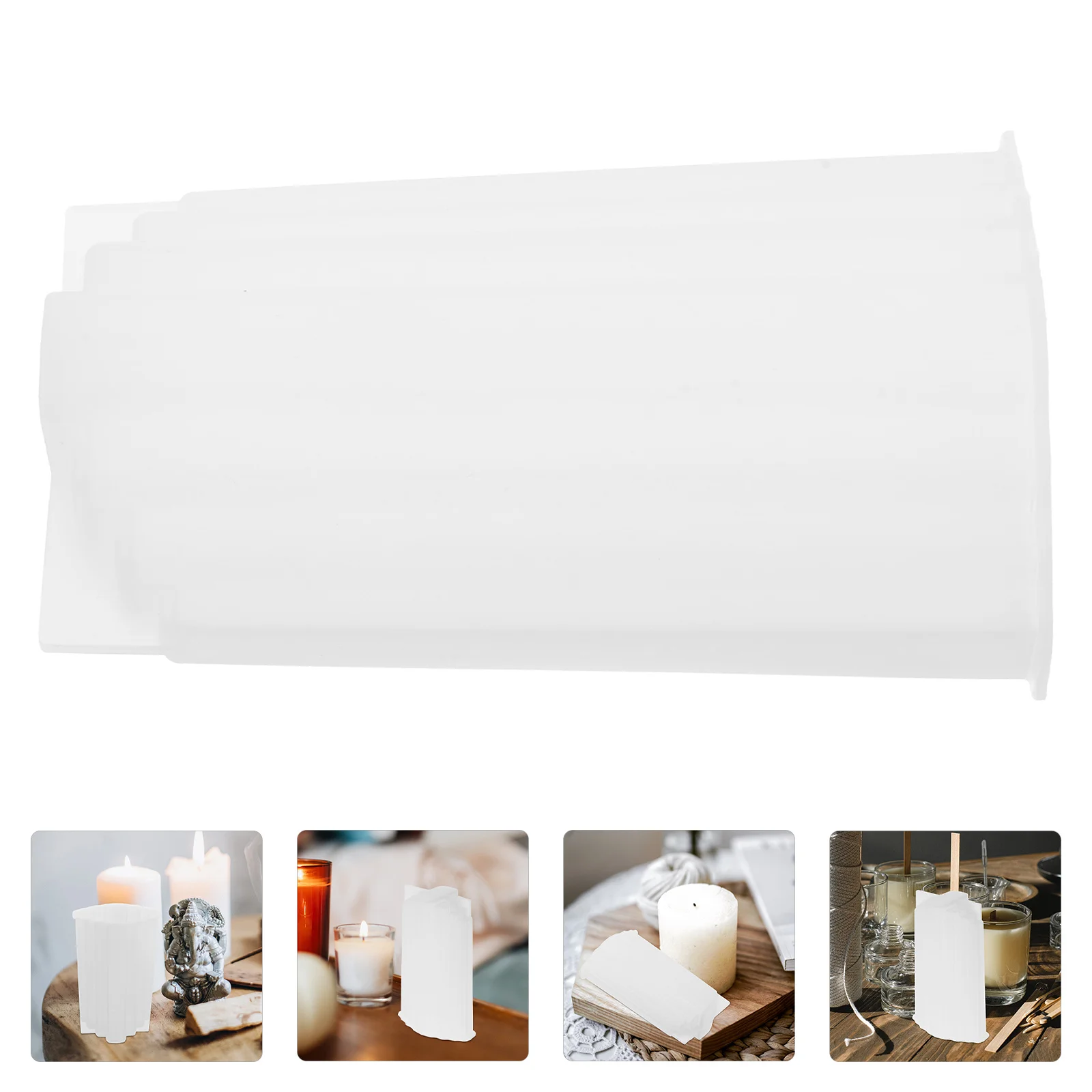 

Silicone Molds DIY Handmade Wax Casting Cylinder Shaped Unique Gift Crafting Tools Durable Molds