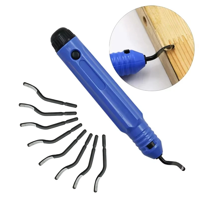 Trimming Knife Scraper 3D Print Tool Deburring Cutter Burr Remover For Wood Plastic Aluminum Copper Steel Router Bit Blades Set