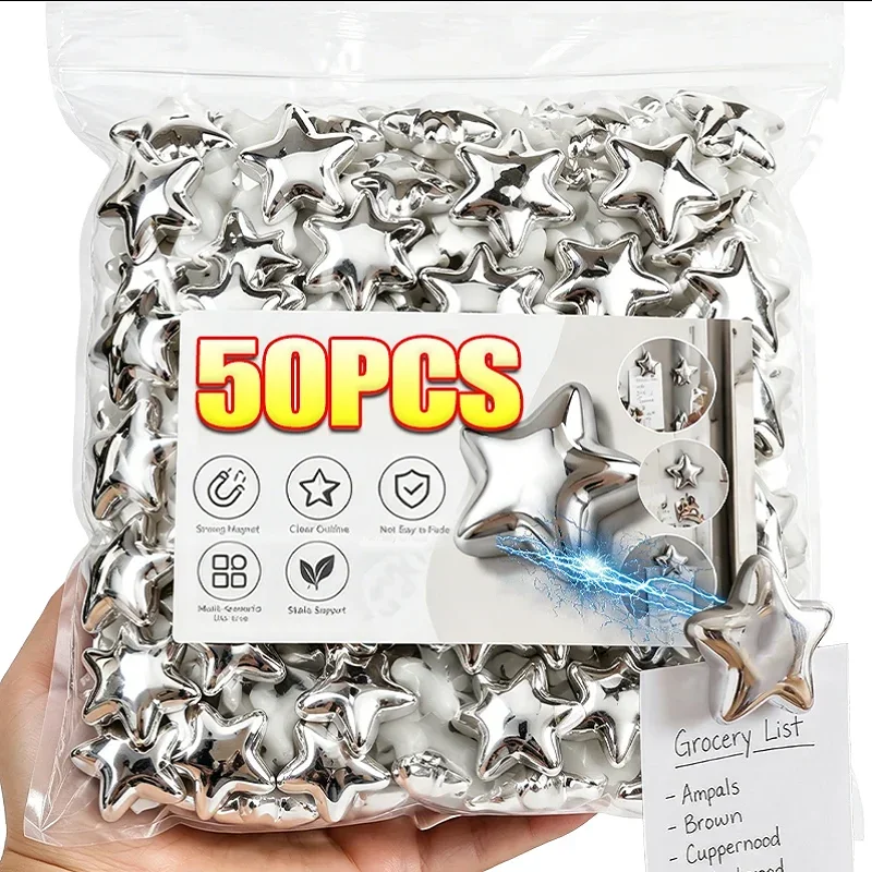 50Pcs Silver Bowknot Star Heart Resin Patches DIY Hairpin Jewelry Making Supplies Refrigerator Decoration Handcraft Accessories