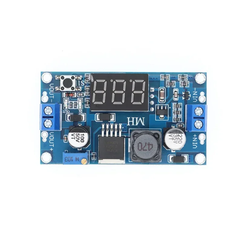 DC-DC XL6009 Digital Boost Step Up Power Supply Module Adjustable 4.5-32V to 5-52V Step-up Voltage Regulator With LED Voltmeter