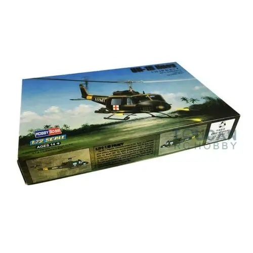 Plastic Hobby Boss 87228 1/72 Scale US Army UH-1B Iroquois Huey Helicopter Plane Display Model Building Kit TH06270