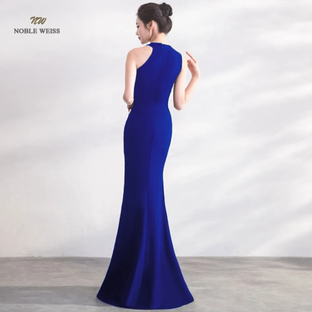 Elegant Mermaid Long Evening Dress Sexy In Stock Split Simple Party Dresses Prom Gown Customized