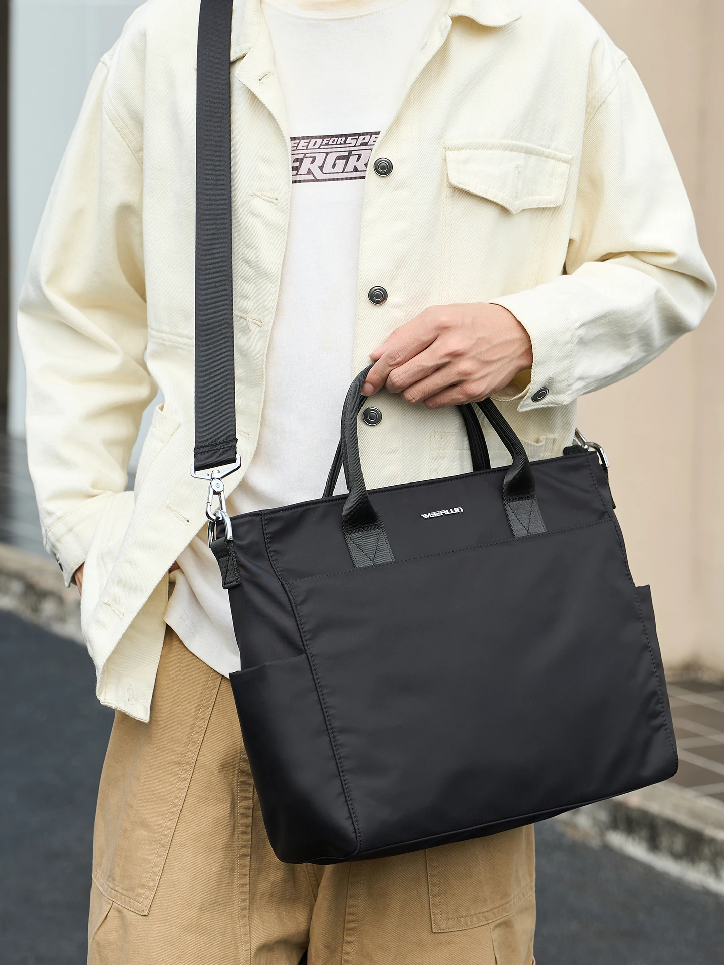 

Willen большая сумка Capaci Busin для пригородных поездок, мужская сумка через плечо, сумка из нейлонового материала, сумка OL Sle