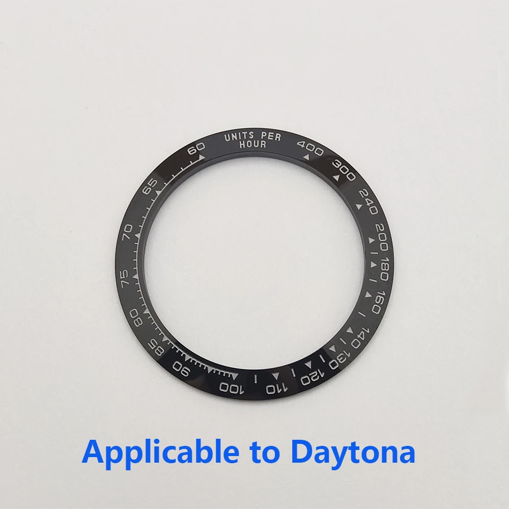 watch bezel Original Daytona Sloped 38.5mm*30.5mm High quality Ceramic bezel original Watch accessories For Daytona watch parts