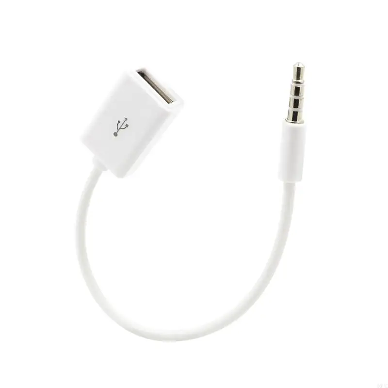 

D0UC 3,5 мм мужской аудио -заглушка Aux Aux Gack до USB 2.0 Женский кабельный шнур преобразователя преобразователя
