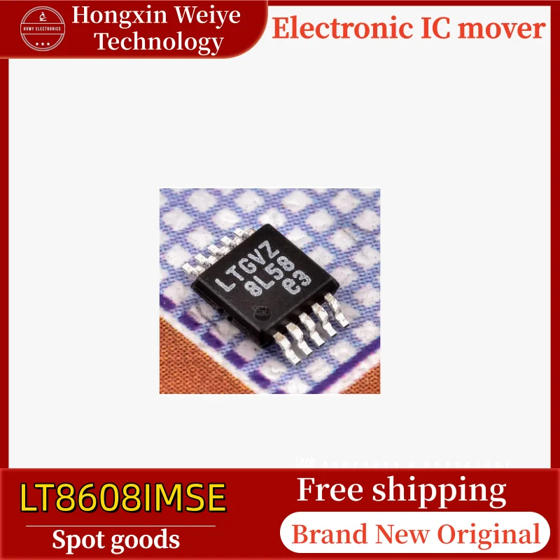 

2/10 pcs LT8608IMSE LTGVZ MSOP10 3V~42V 1.5A buck DC-DC power chip brand new in stock free shipping