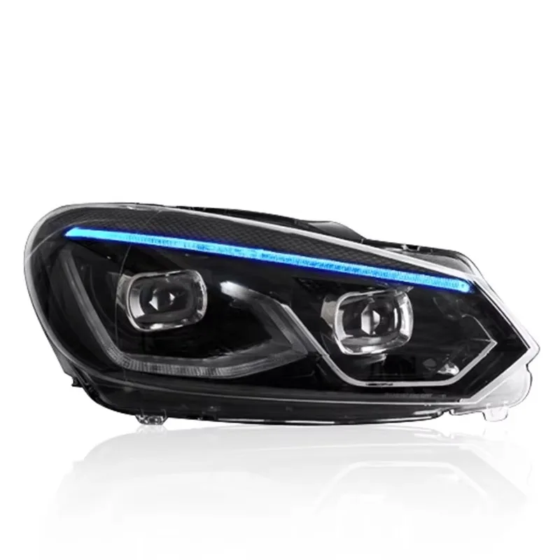 

Передние светодиодные фары в сборе для VW Golf 6 MK6 с динамическими дневными ходовыми огнями, 2010-2012 годов выпуска