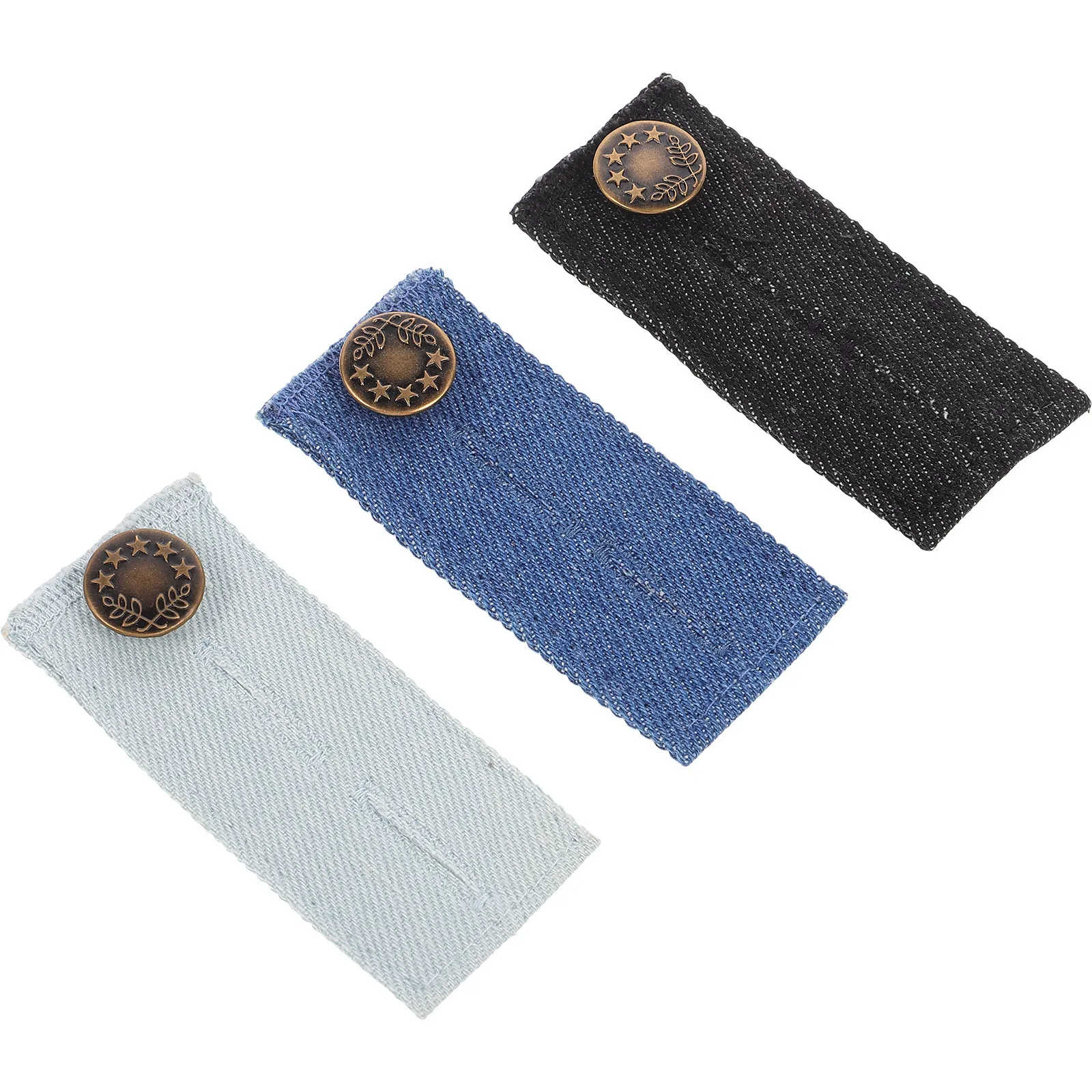 3Pcs Waistband Extender for Jeans Pants Trousers Adjustable Button Extender Maternity Weight Gain Expandable Waist Easy Instant