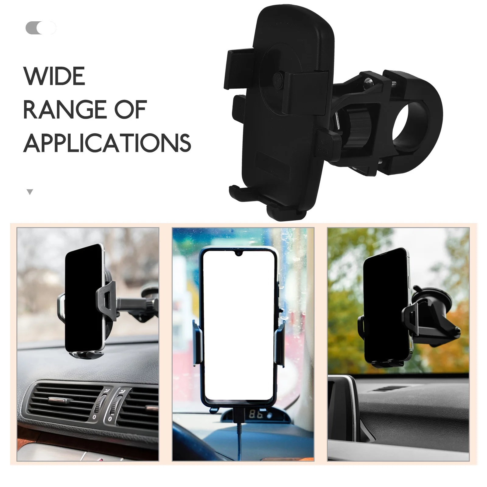 

Bike Phone Holder 360 Rotation Adjustable Mount for Mountain Bicycle Handlebar Waterproof Cell Phone Holder for Cycling