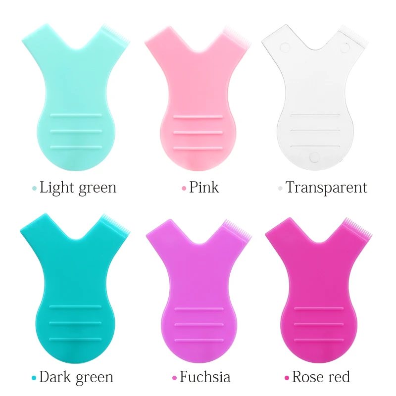 Brosse à cils en plastique réutilisable en forme de Y, pour faux-cils, recourbe-courbé, Extension de cils, outils de nettoyage de maquillage pour femmes, 20/50 pièces